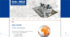 Desktop Screenshot of held-hydraulik.de