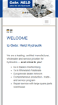 Mobile Screenshot of held-hydraulik.de